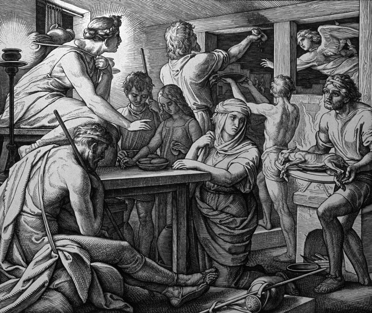 Pesach door Julius Schnorr von Carolsfeld