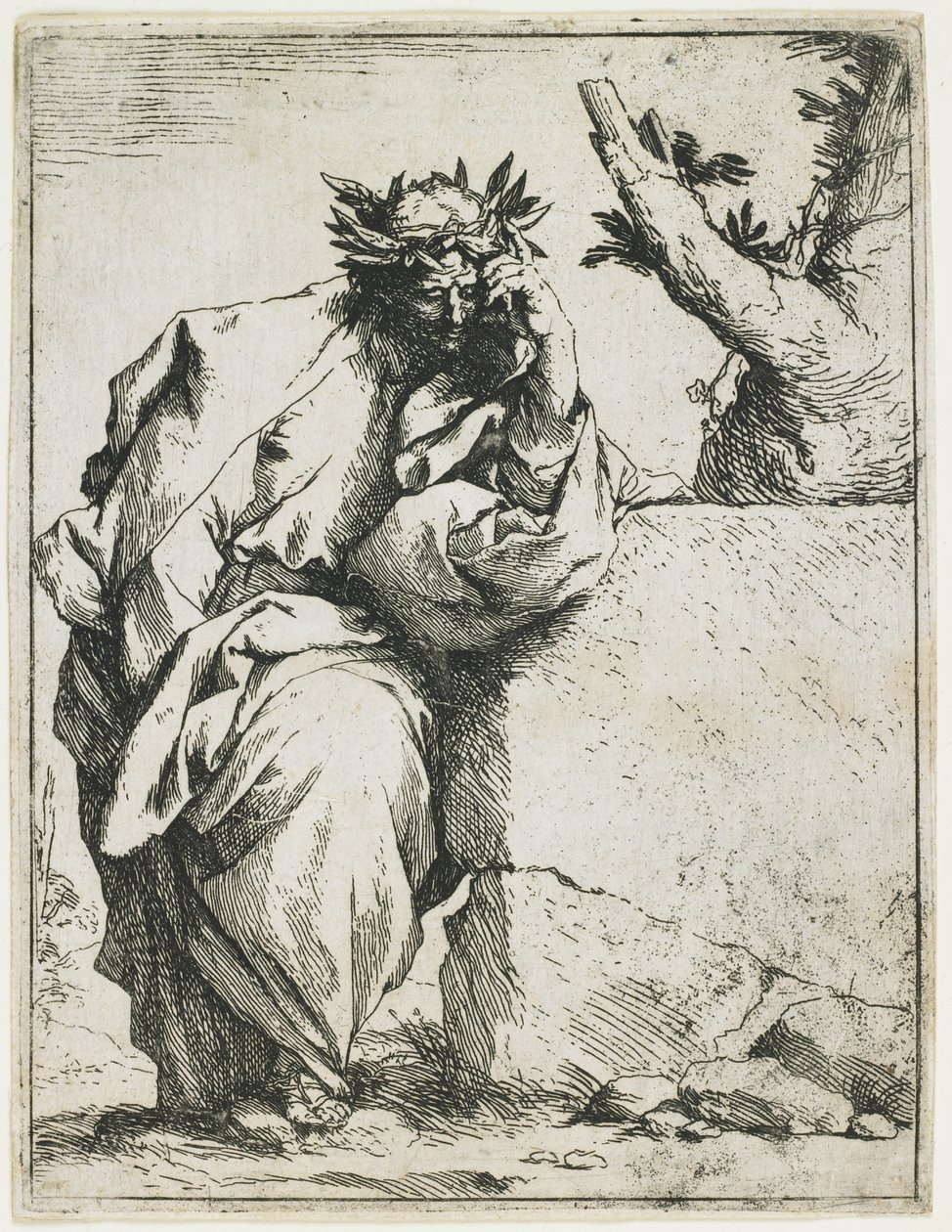 De dichter, ca. 1620-1621 door Jusepe de Ribera