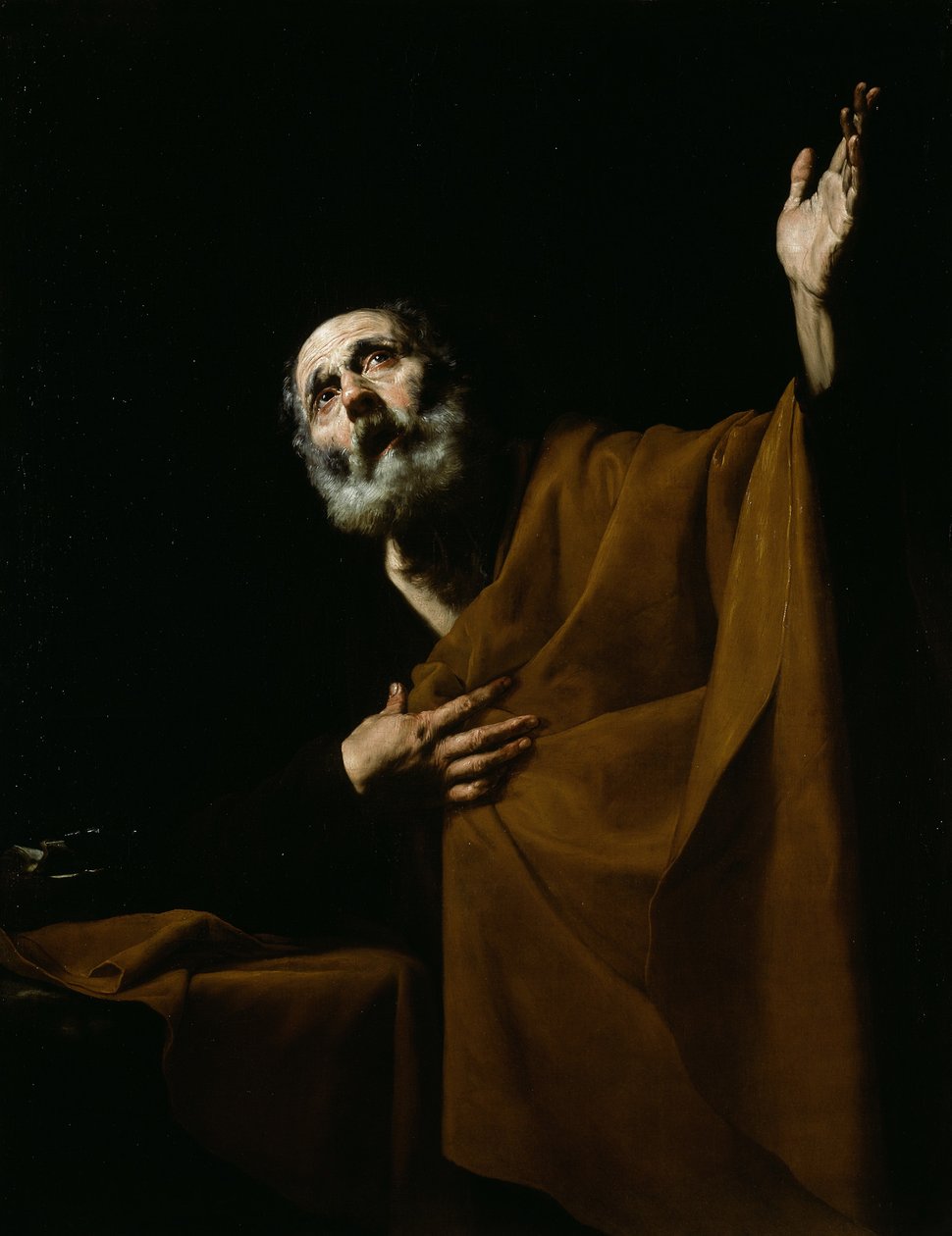 Berouwvolle Sint Petrus door Jusepe de (1591 1652) Ribera