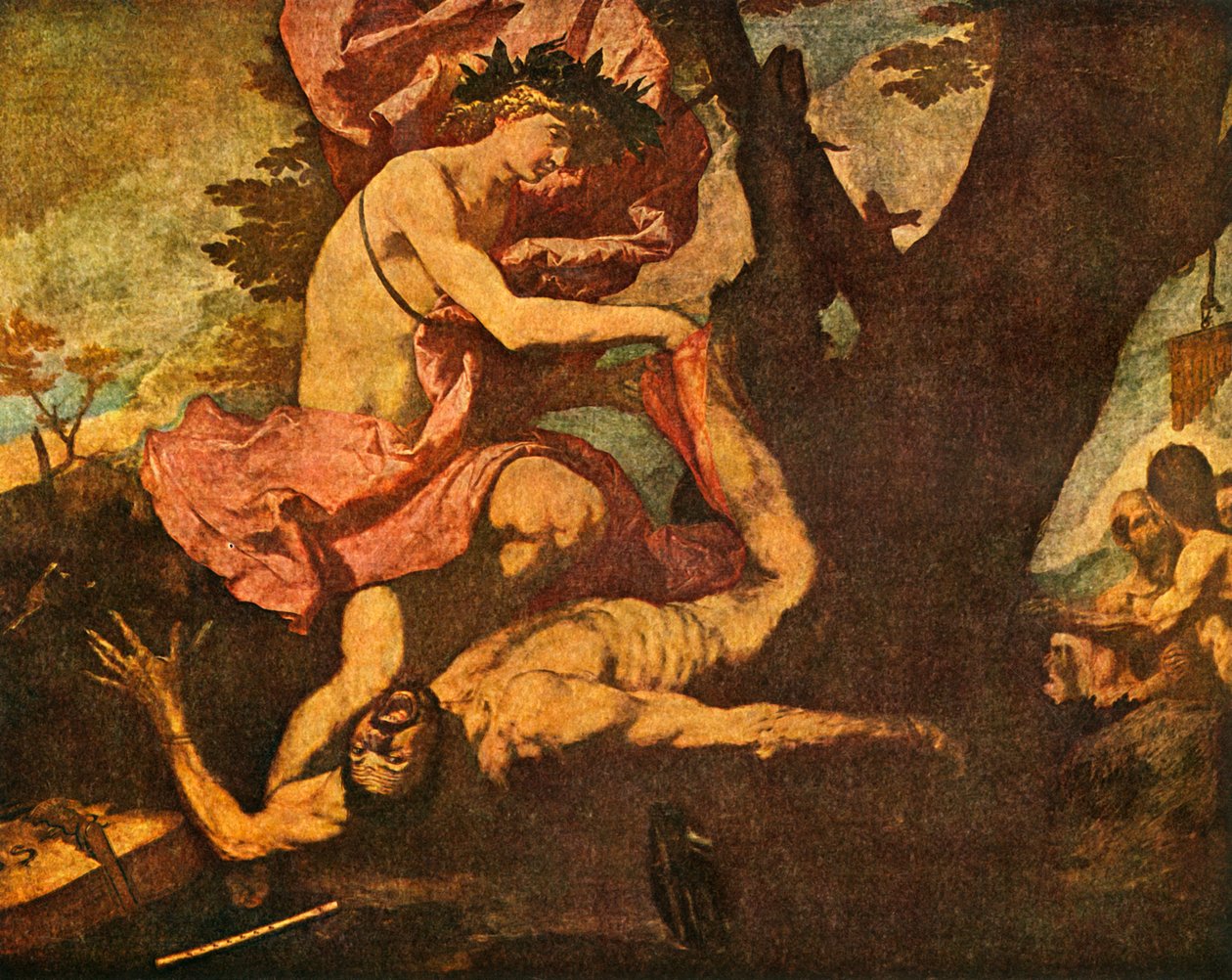 Apollo en Marsyas door Jusepe de Ribera