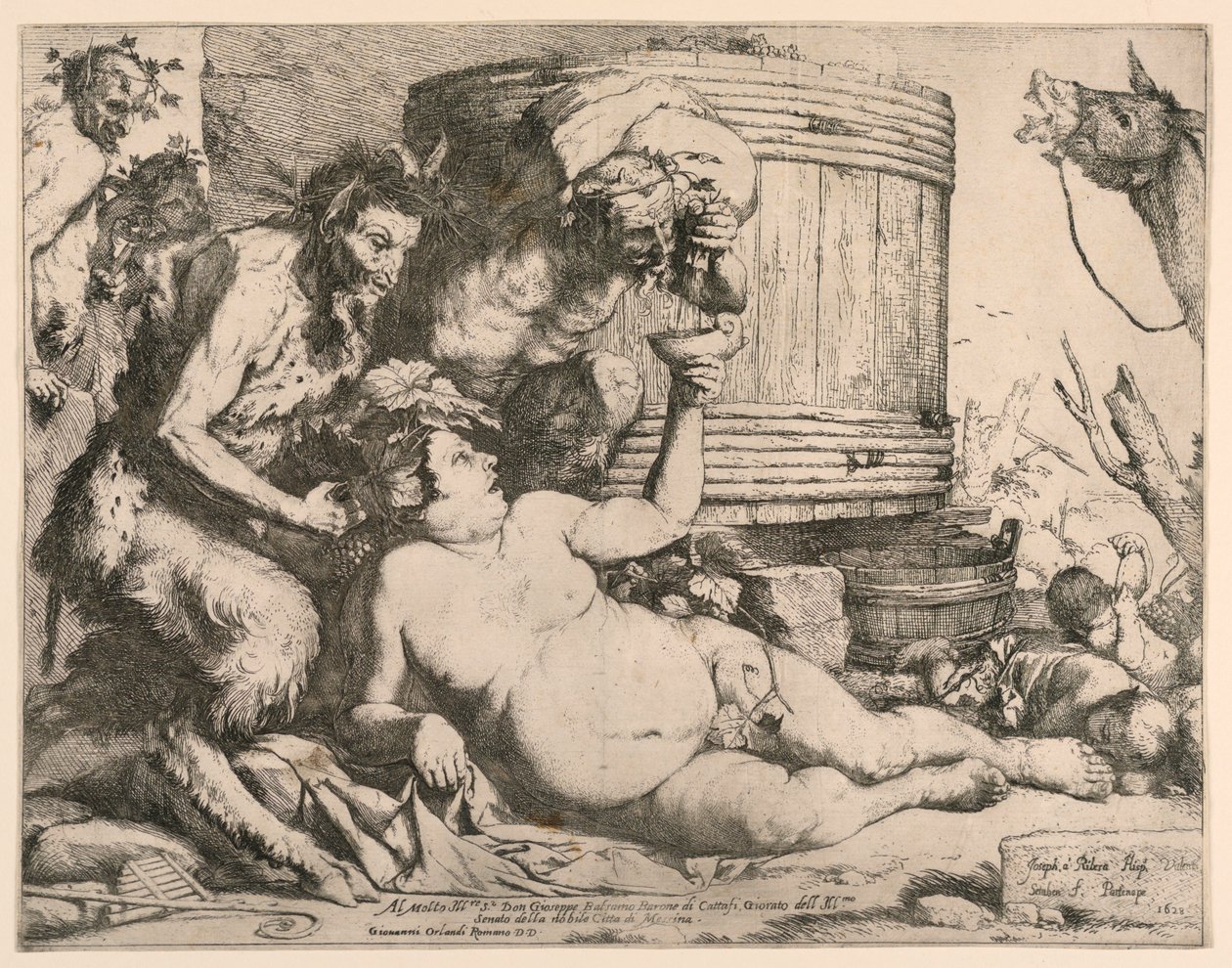 Dronken Silenus door Jusepe de Ribera