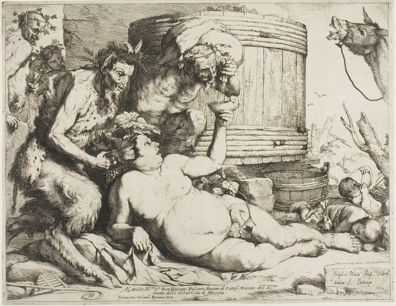 Dronken Silenus door Jusepe de Ribera