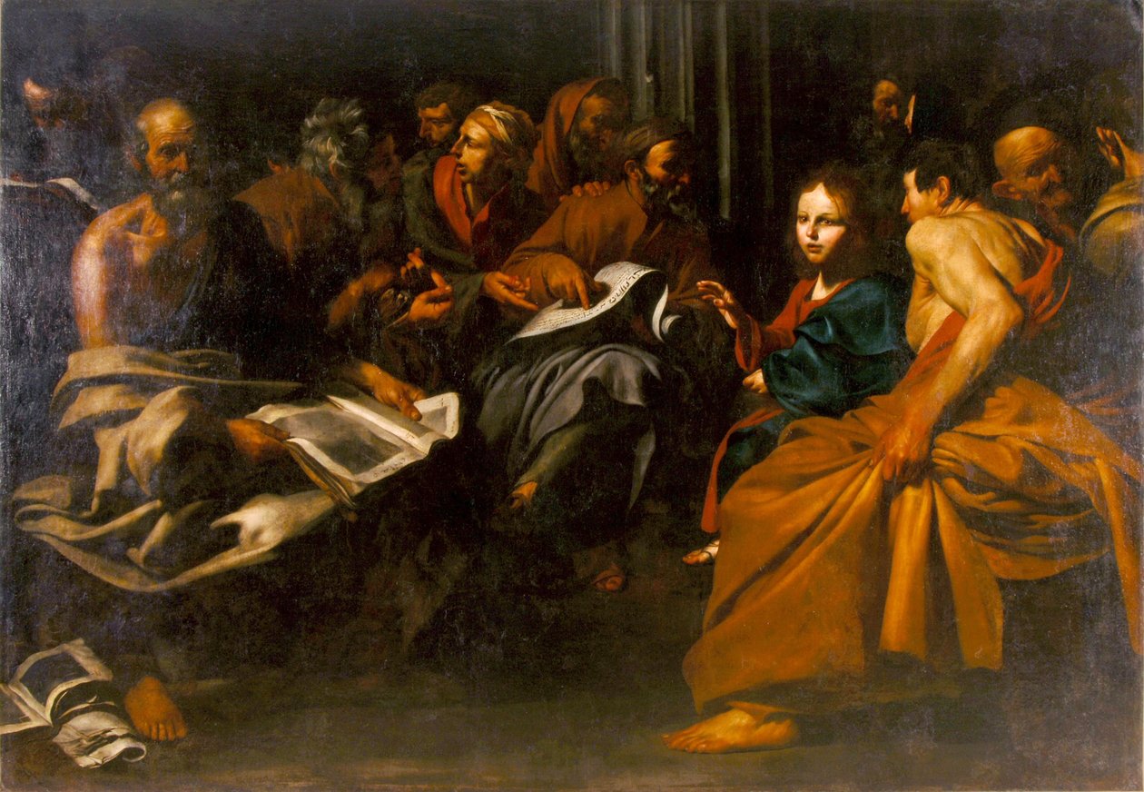 Jezus tussen de dokters door Jusepe de Ribera
