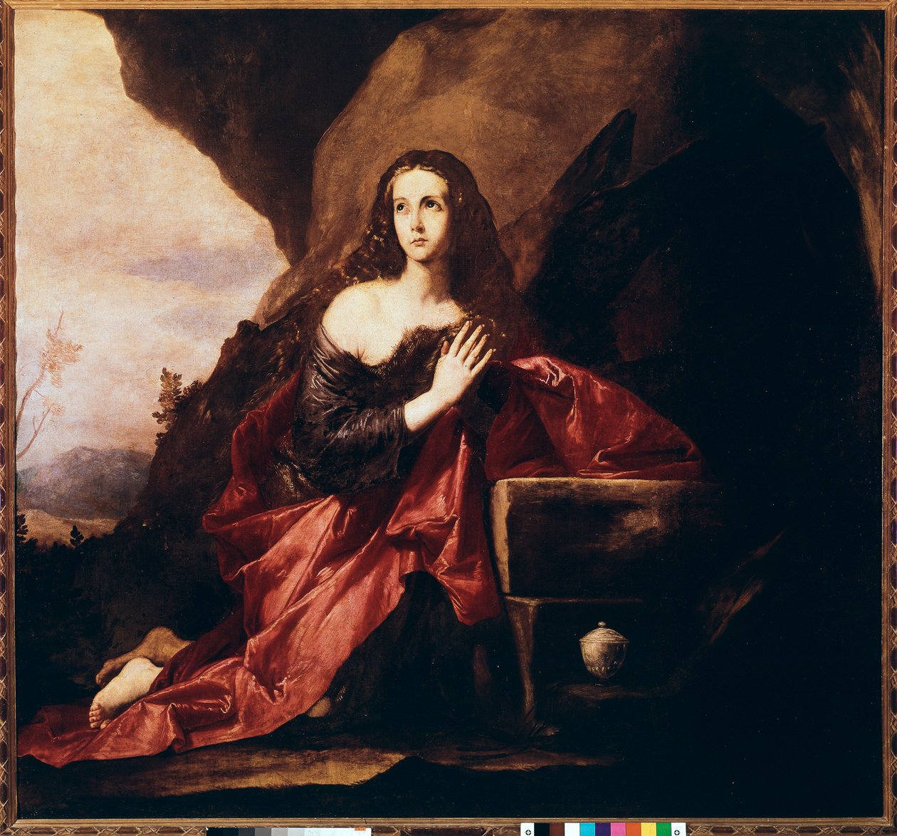 Maria Magdalena biddend door Jusepe de Ribera