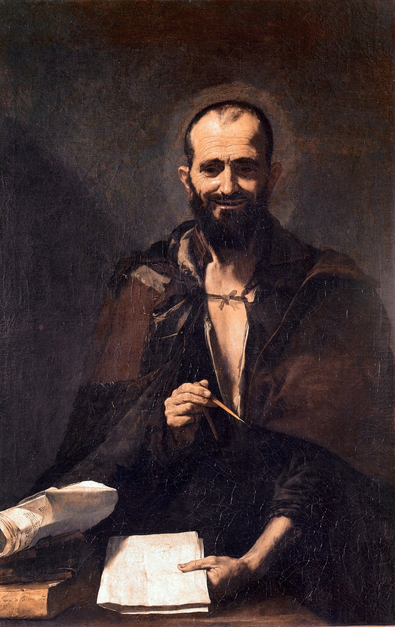 Voorstelling van Archimedes (olieverf op doek) door Jusepe de Ribera