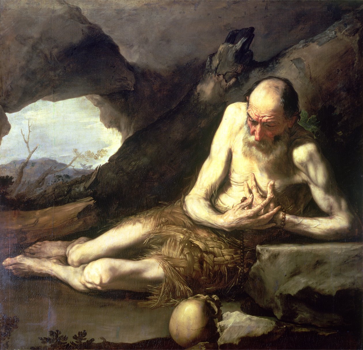 St. Paulus de Kluizenaar door Jusepe de Ribera