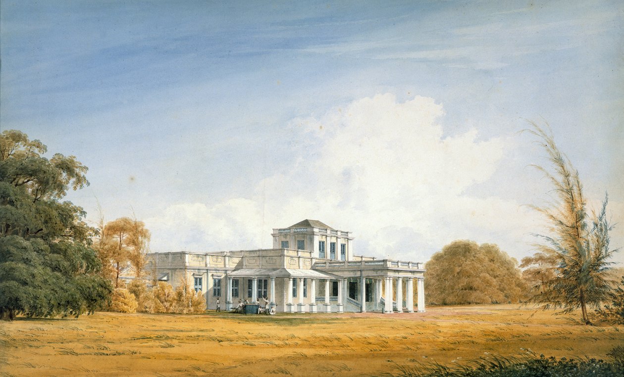 Een Europees huis in Madras door Justinian Gantz