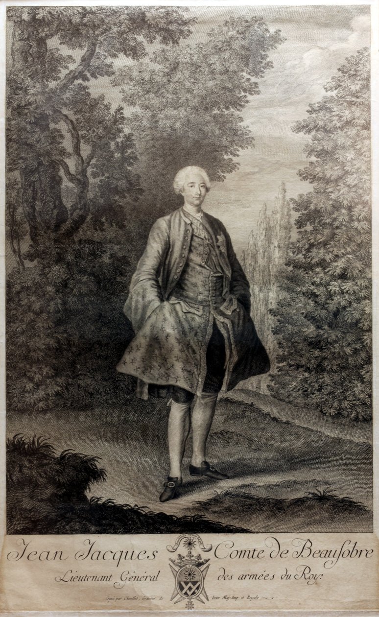 Jean-Jacques, graaf de Beausobre (1704-1783), luitenant-generaal van de koninklijke legers door Justus Chevillet
