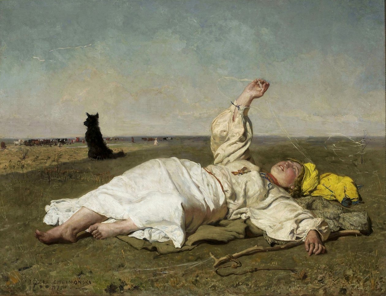 Indian summer door Józef Chełmoński