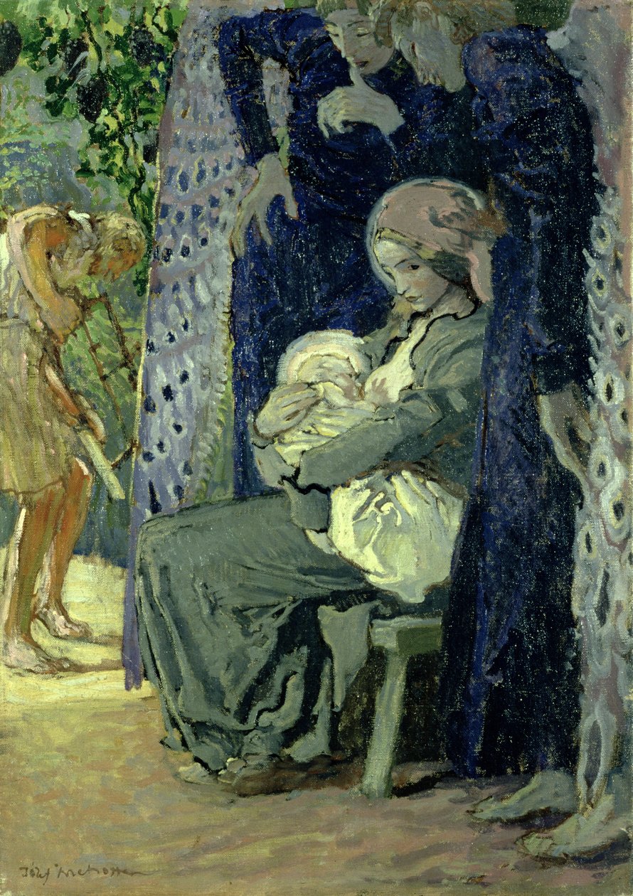 Heilige Familie, c.1913 door Józef Mehoffer