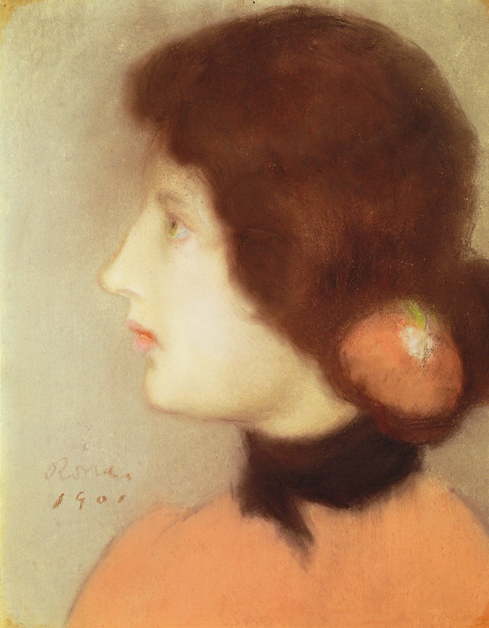 Cleo de Merode, 1901 door József Rippl Rónai