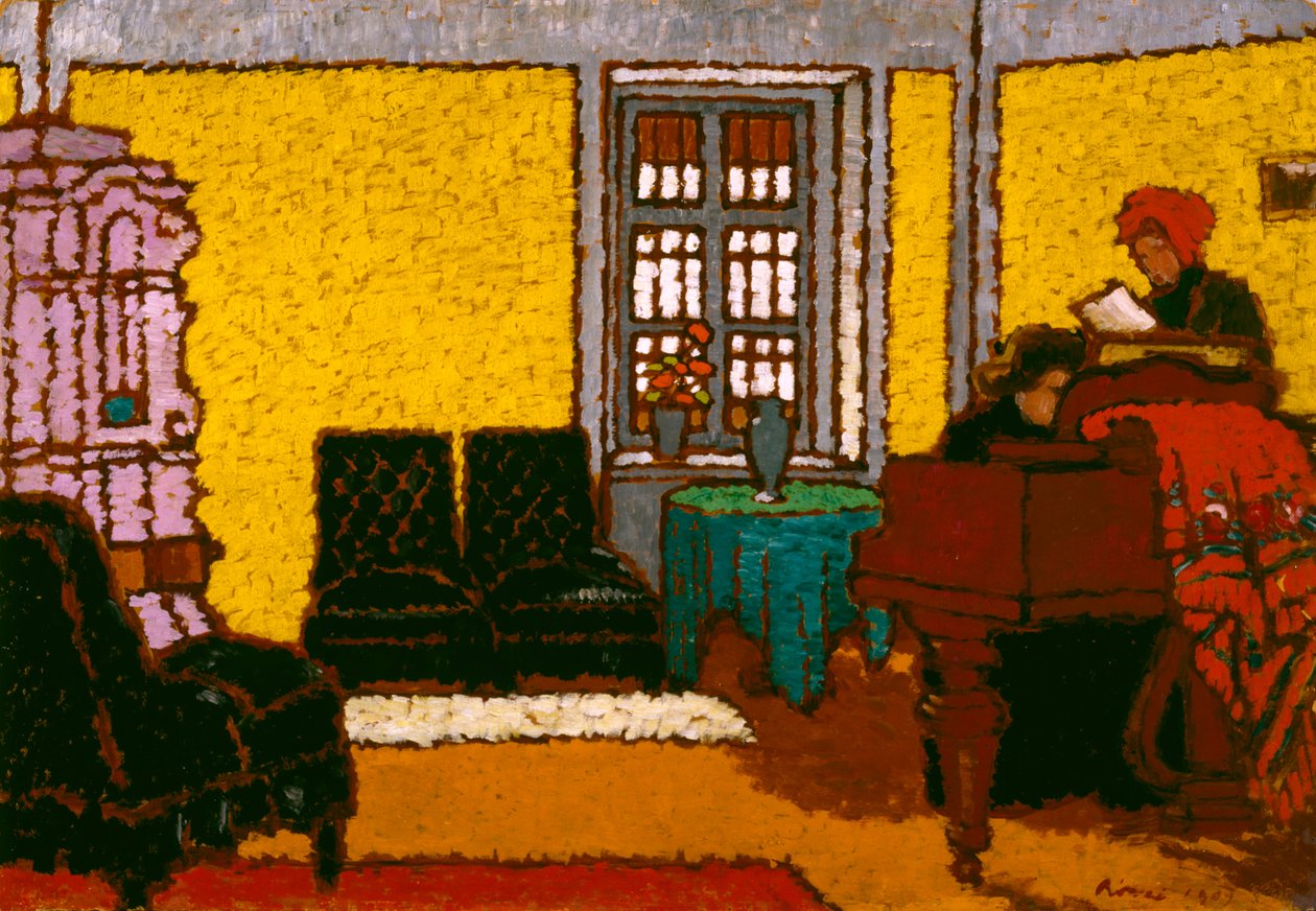 Interieur door József Rippl Rónai
