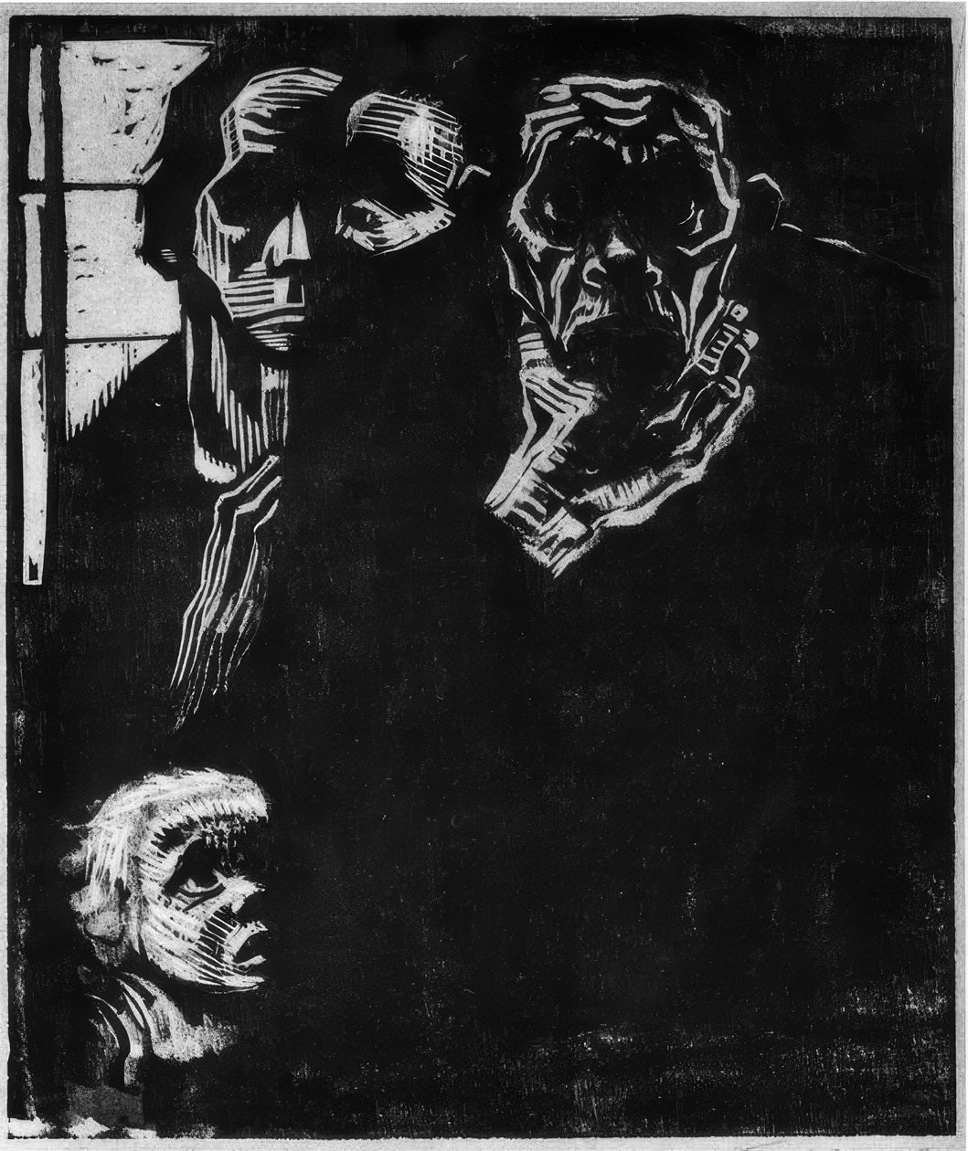 Werkloos door Käthe Kollwitz