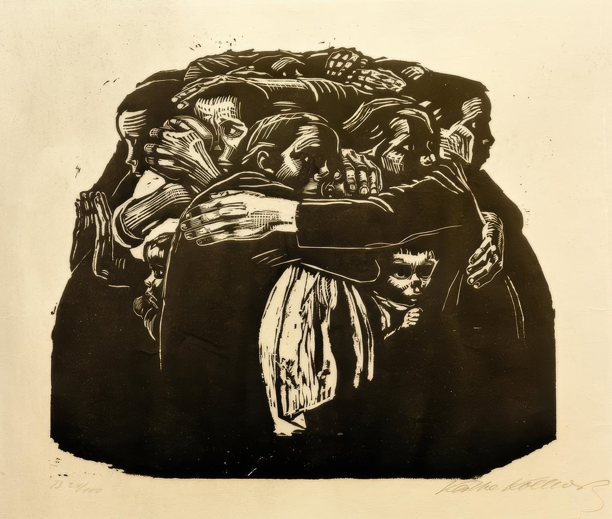 De Moeders door Käthe Kollwitz