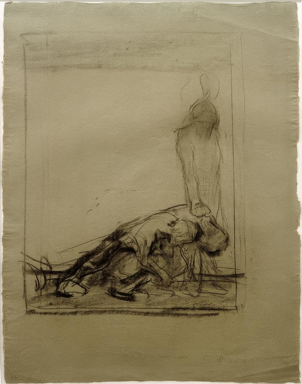 Ploegtrekker door Käthe Kollwitz