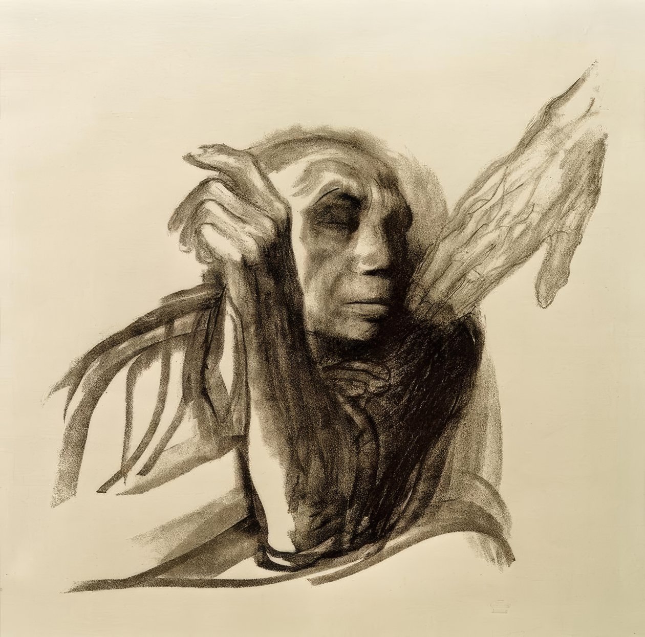Ruf des Todes door Käthe Kollwitz