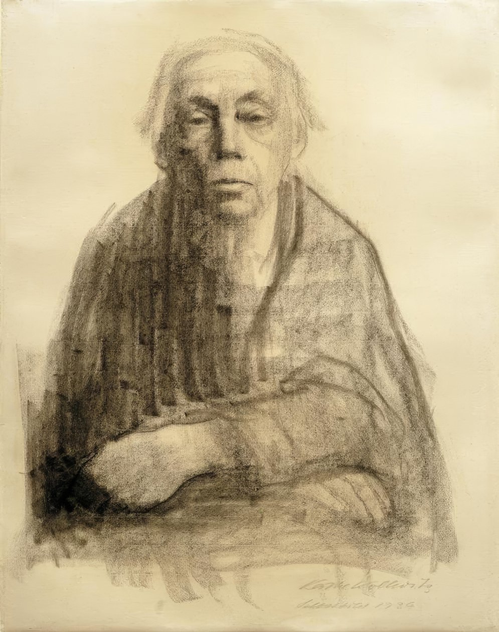 Zelfportret door Käthe Kollwitz