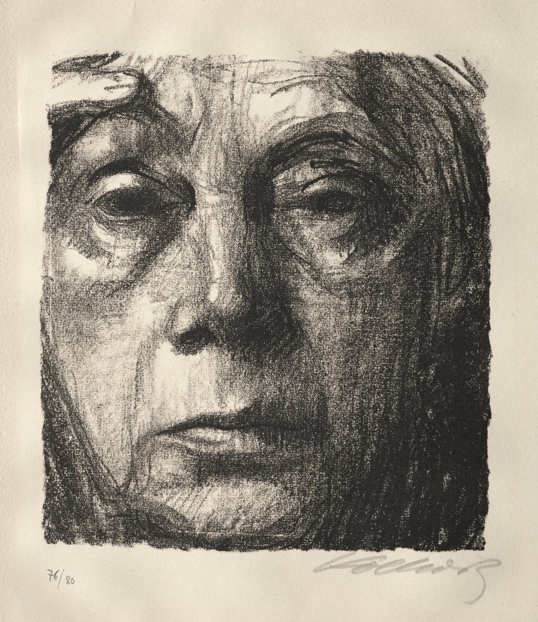 Zelfportret door Käthe Kollwitz