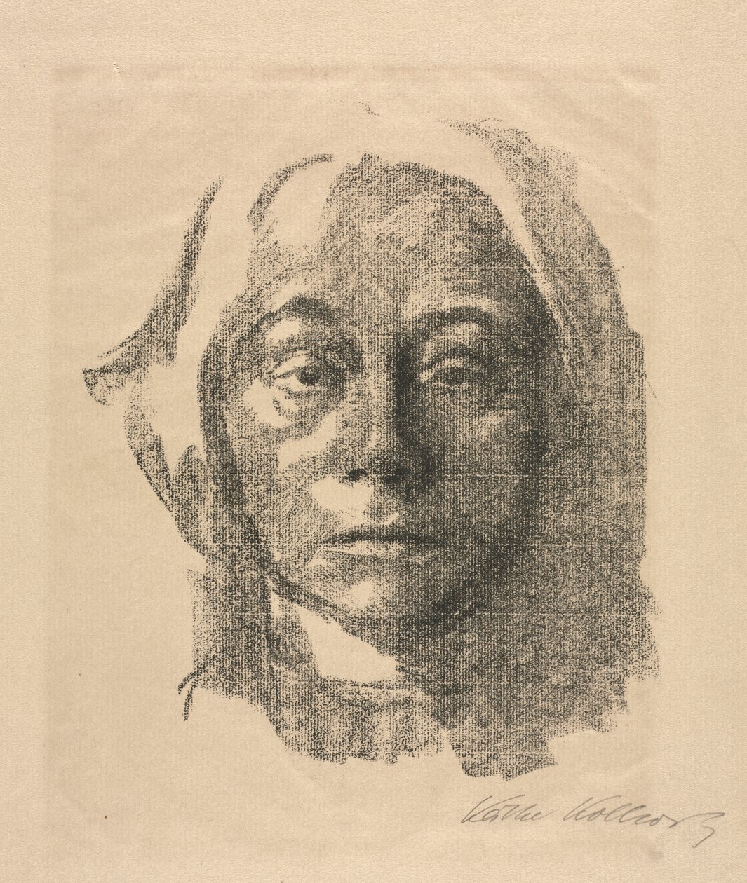 Zelfportret door Käthe Kollwitz