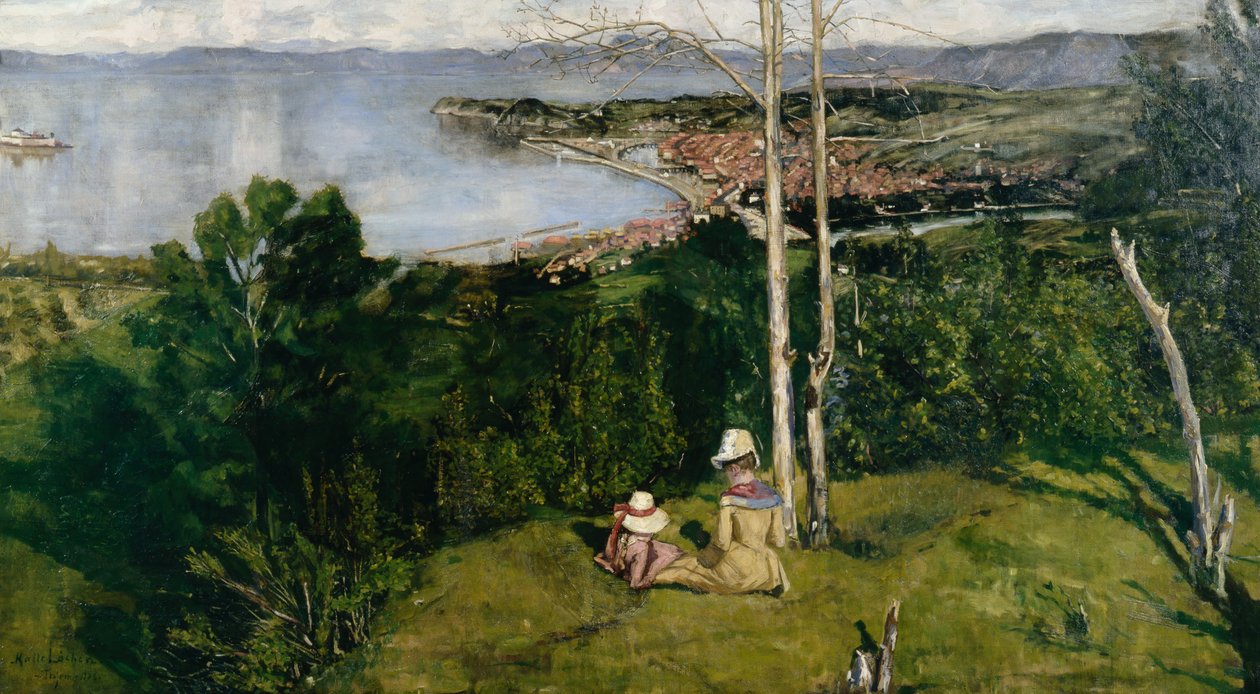 Uitzicht over Trondheim door Kalle (1865 93) Lochen