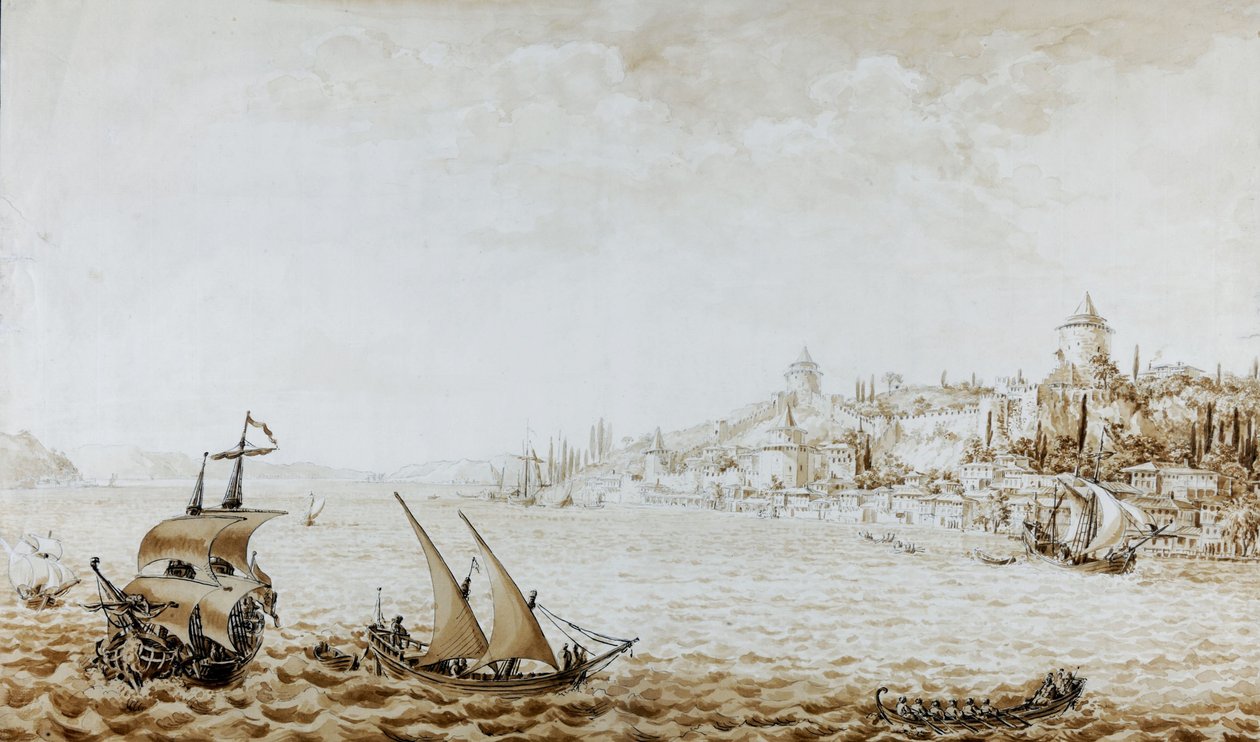 Uitzicht op de Rumeli Hisari door Kamsetzer