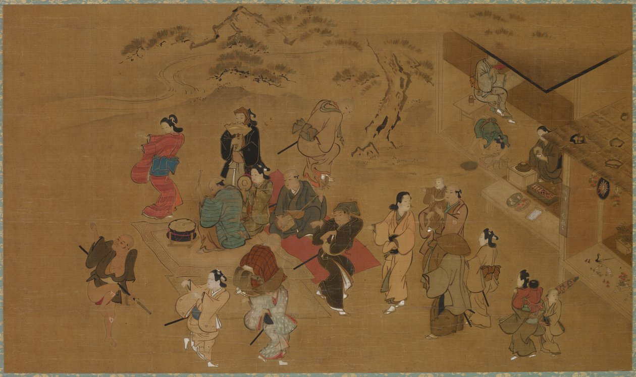 Lentendansscène door Kanō Tan’yū