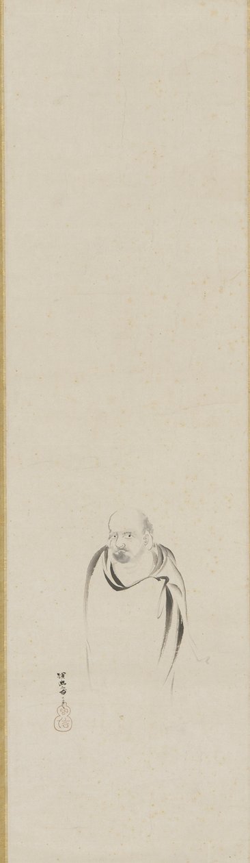 Bodhidharma, Edo-periode door Kanō Tan’yū