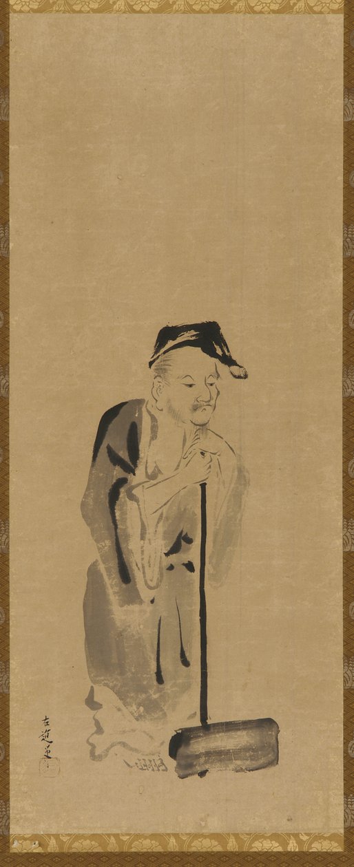 Shide (Jittoku) door Kano Sadanobu