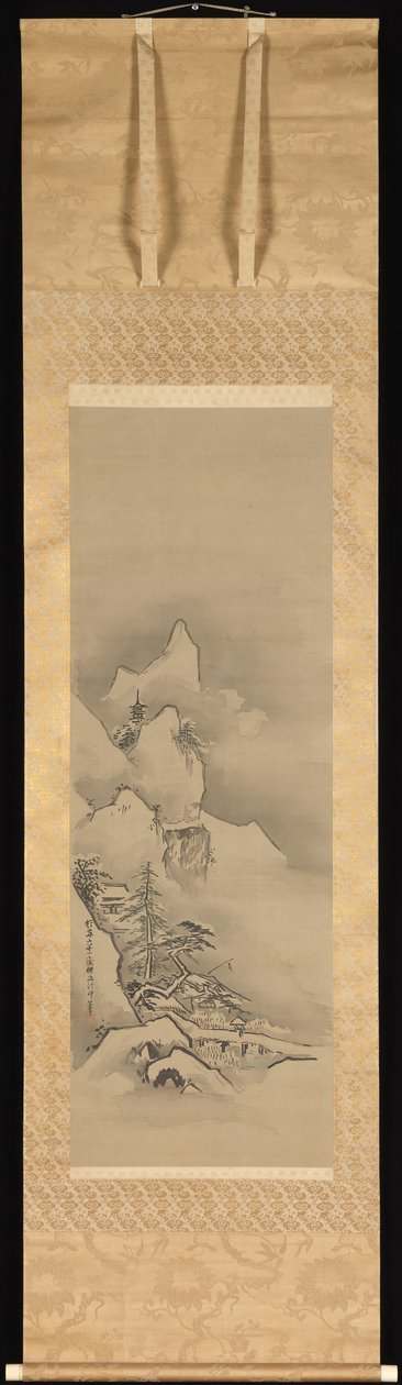 Winterlandschap, 1662 door Kanō Tan’yū