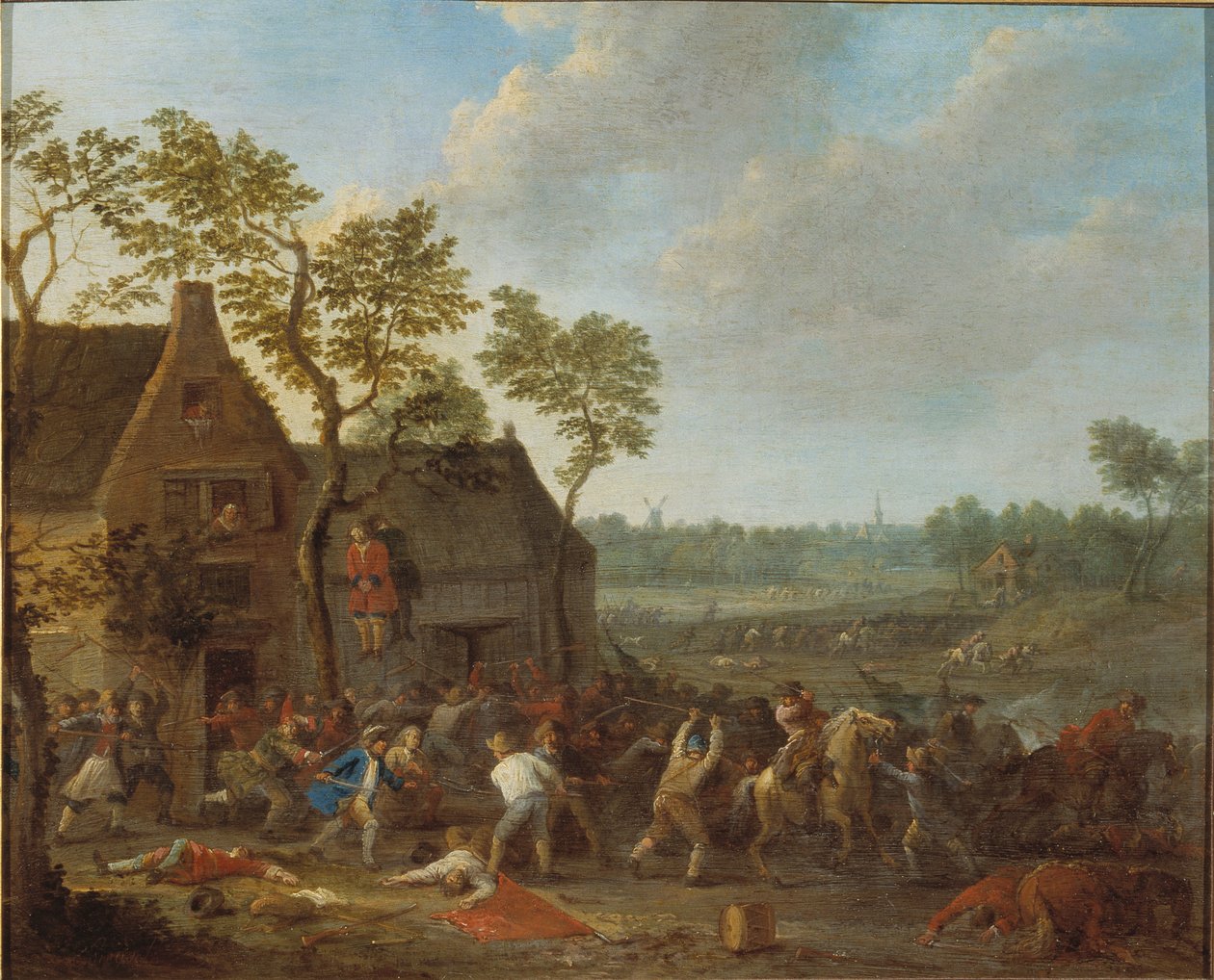 Boerderijroof, ca. 1710 door Karel Breydel