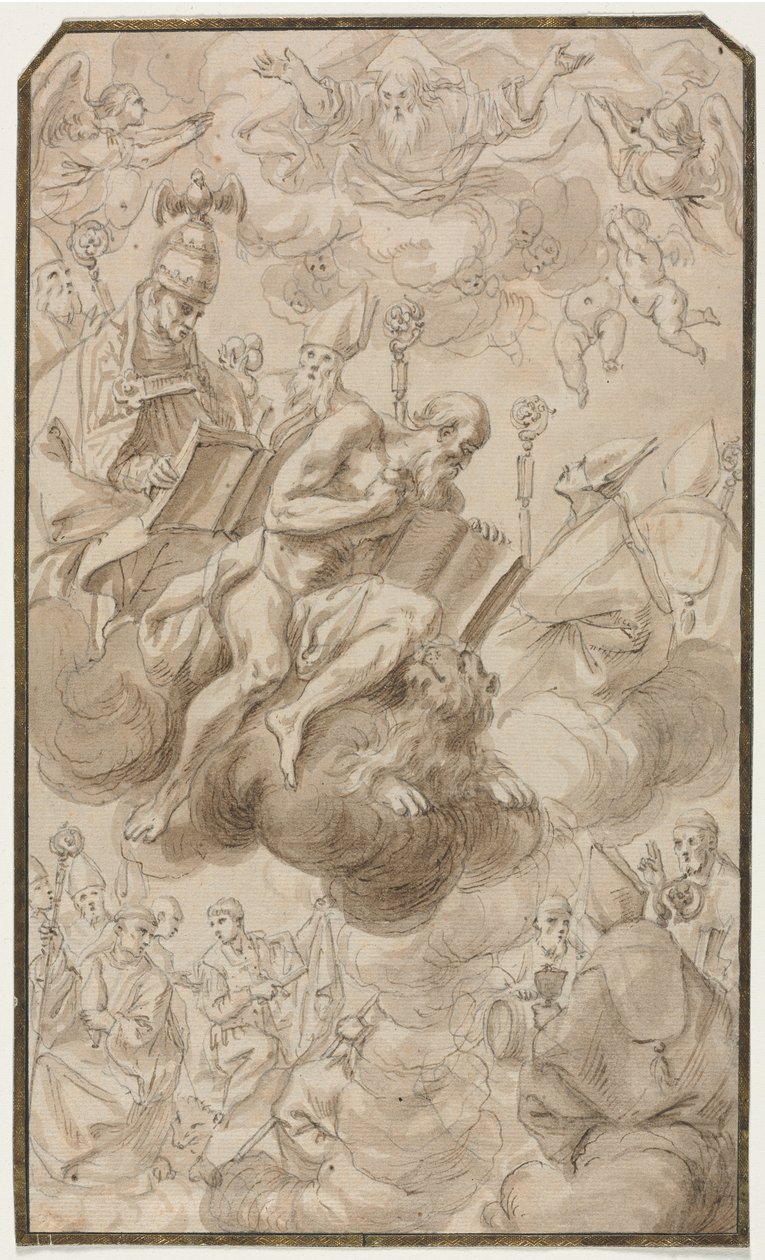 Hemelvaart van Sint Hiëronymus door Karel Škréta