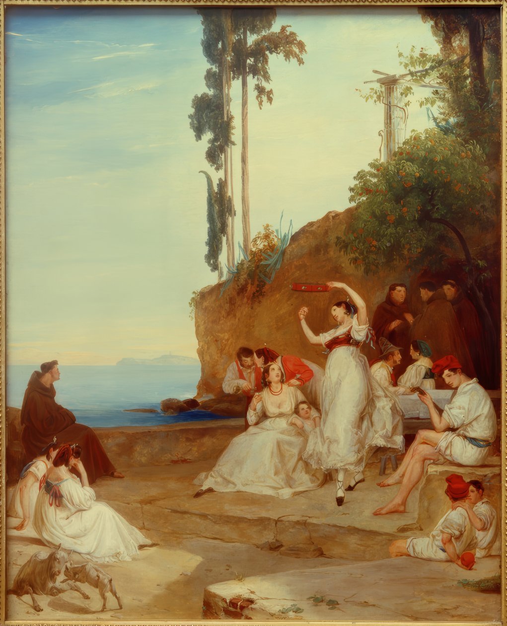 Tarantella door Carl Blechen