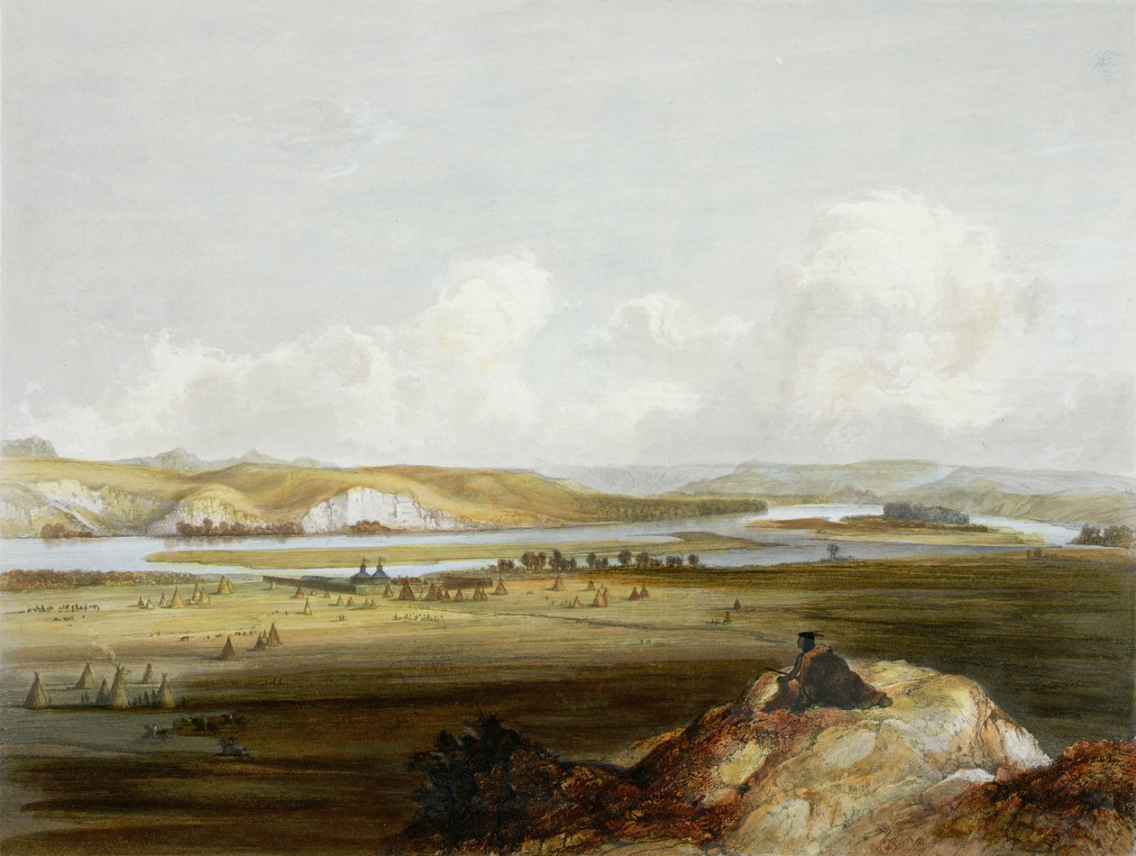 Fort Pierre aan de Missouri, plaat 10 uit Volume 2 van 