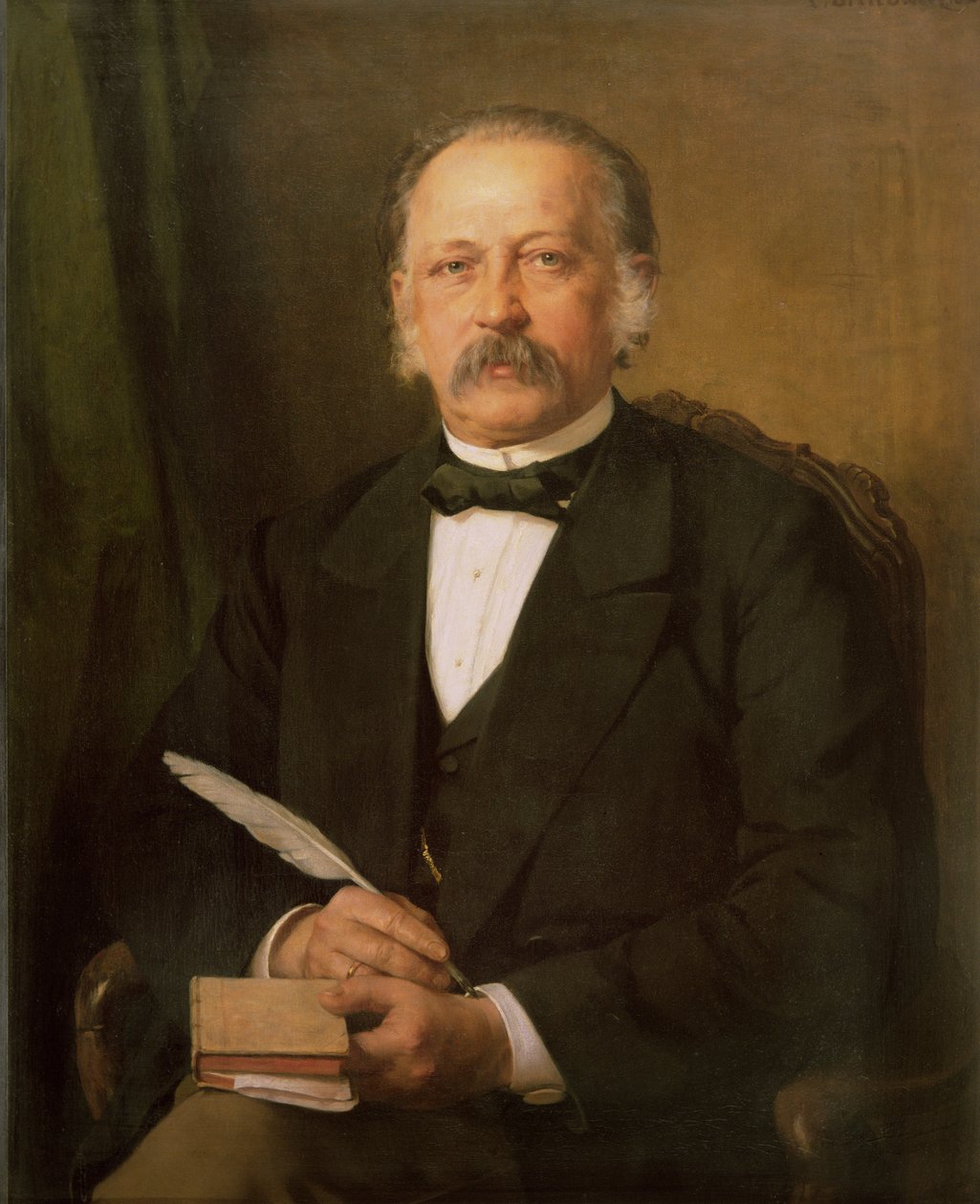 Theodor Fontane, 1883 door Karl Breitbach