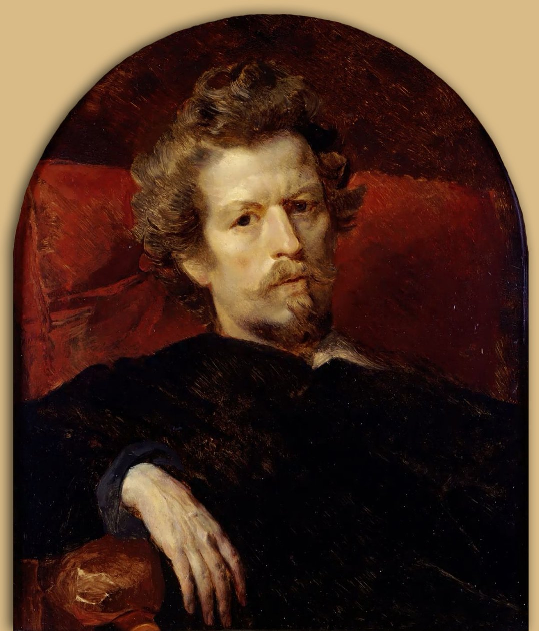 Zelfportret door Karl Pavlovich Bryullov