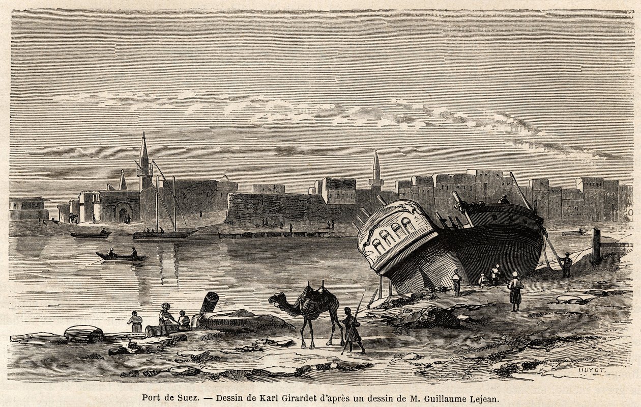 De Haven van Suez door Karl Girardet