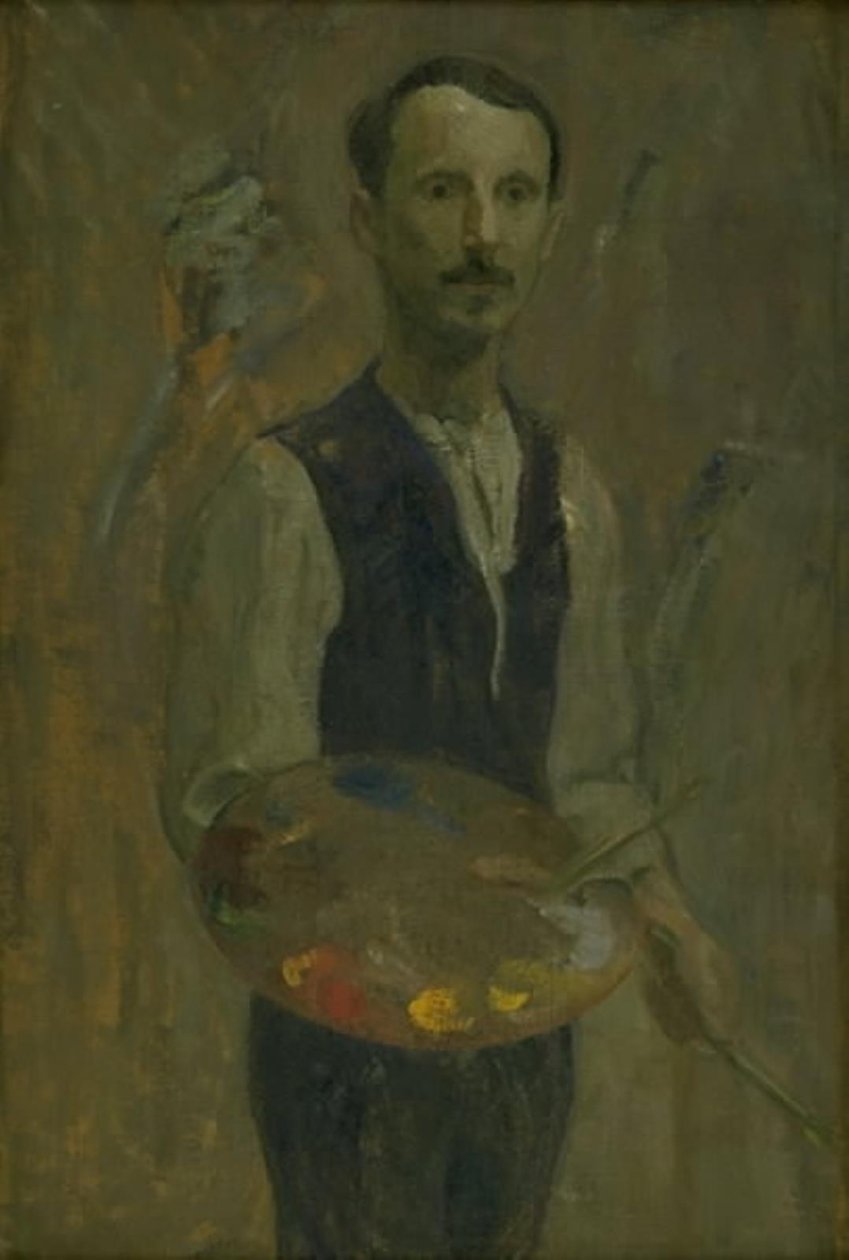 Zelfportret door Karl Isakson
