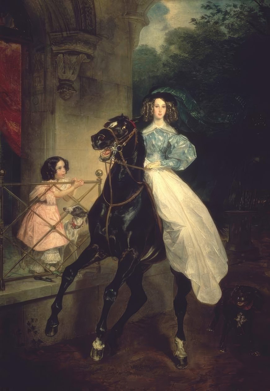 Amazone door Karl Pavlovich Bryullov