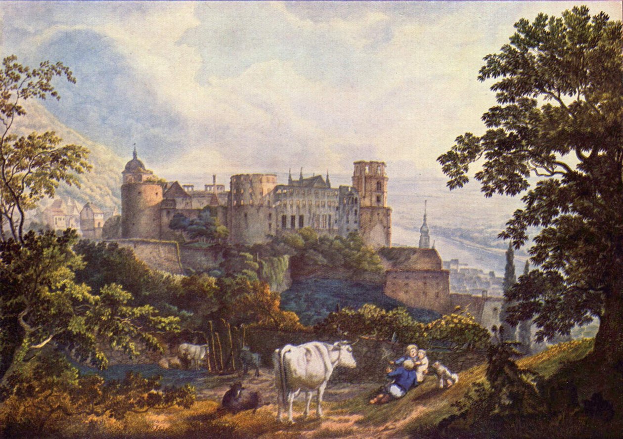 Duits: Kasteel Heidelberg Kasteel Heidelberg door Karl Philipp Fohr