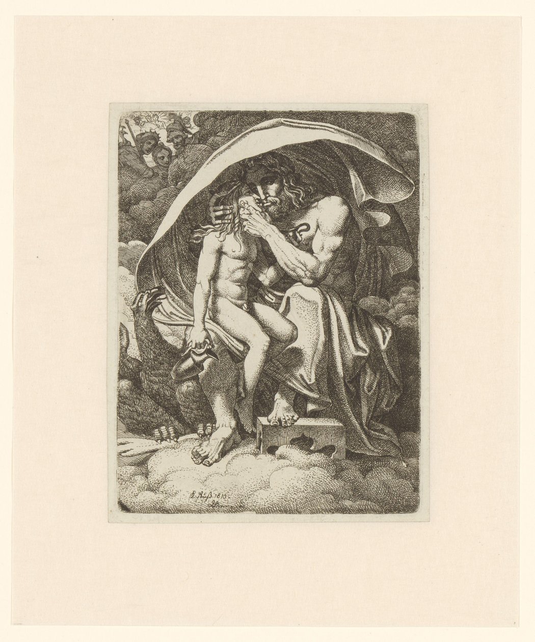 Jupiter en Ganymedes door Karl Russ