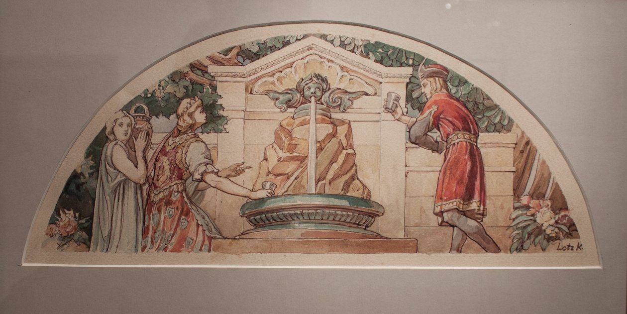 Fresco Schemen door Károly Lotz