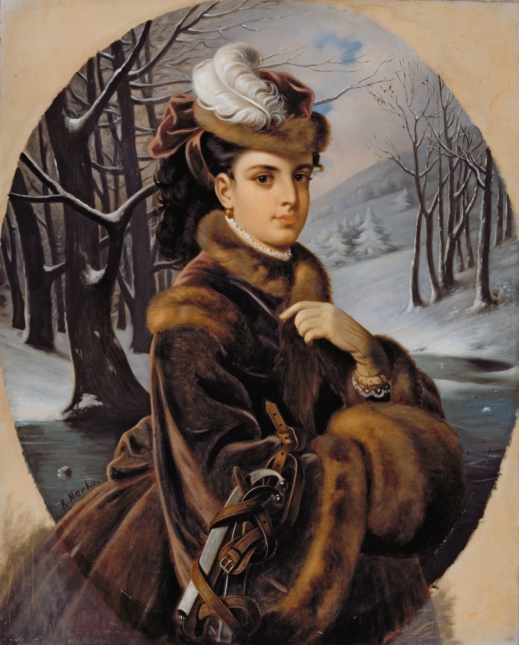 Adelina Patti (1843-1919) door Karoly II Marko