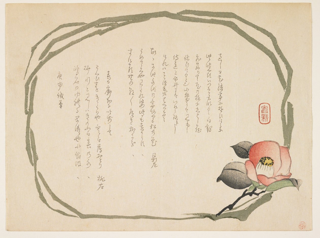 Camellia, januari 1860 door Kasai
