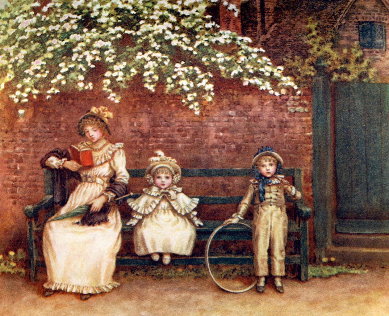 De tuinstoel door Kate Greenaway
