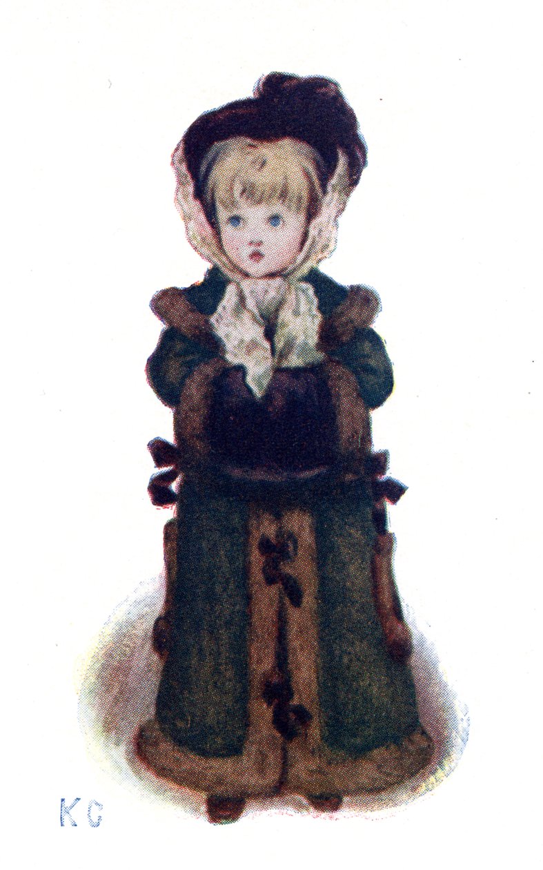 Kerstkaarten door Kate Greenaway