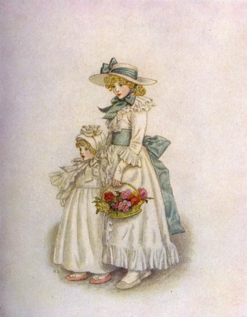 Zusters door Kate Greenaway