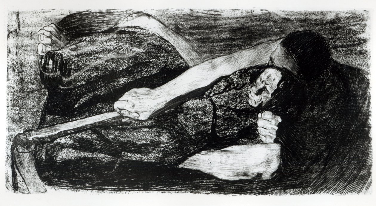 Inspiratie, 1905 door Käthe Kollwitz