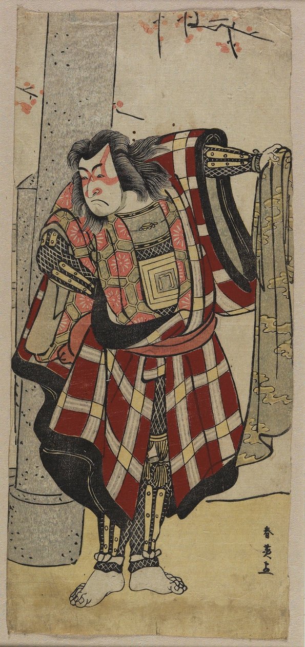 Acteur Ichikawa Monnosuke, c. 1780 door Katsukawa Shun