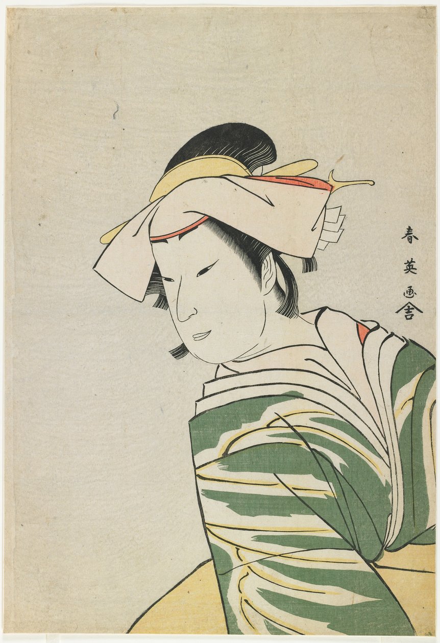 Nakamura Noshio II als Tonase door Katsukawa Shun