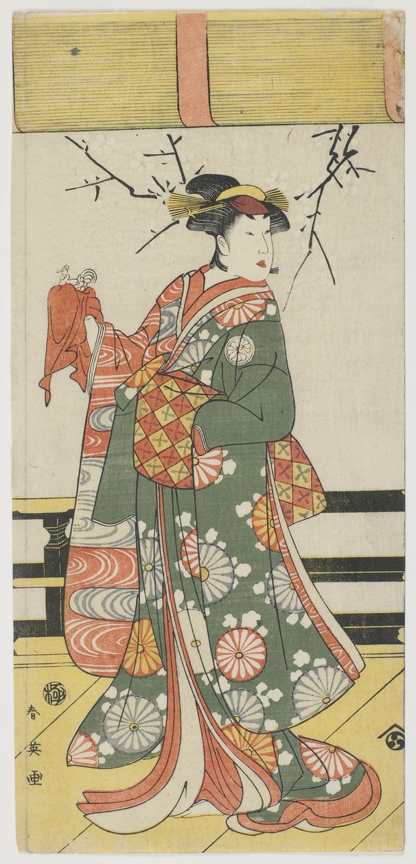 Segawa Kikunojo III als Itohagi, 1792 door Katsukawa Shun
